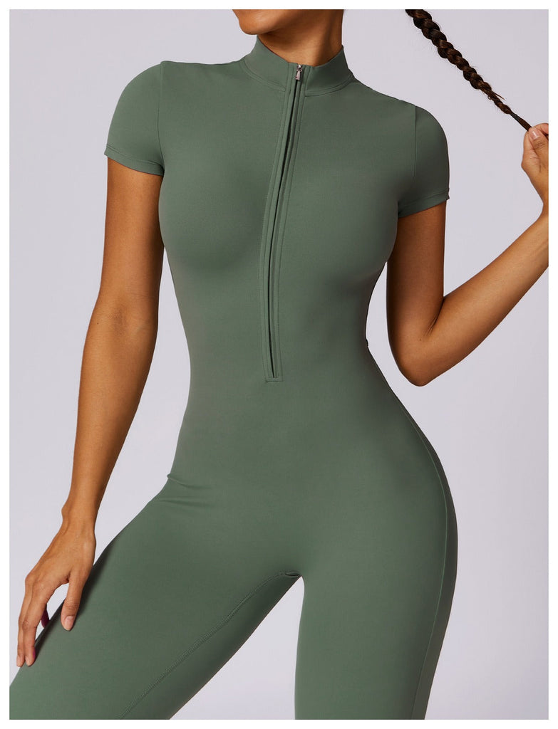 Super Sculpt Short Sleeve Jumpsuit (size down)