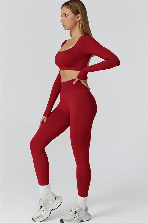 The Reign Long Sleeve Crop Top