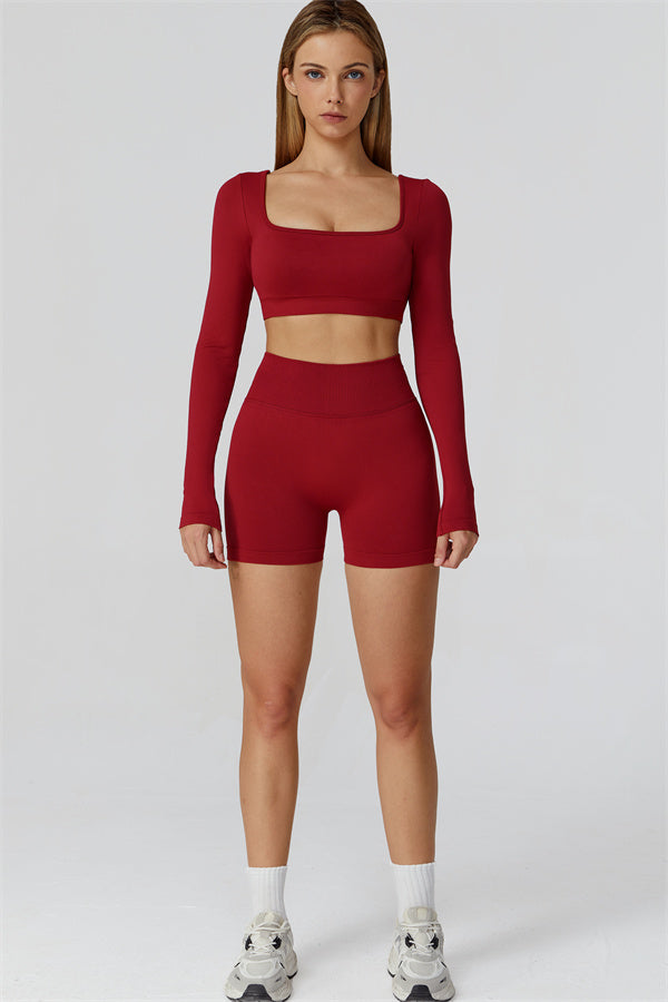 The Reign Long Sleeve Crop Top