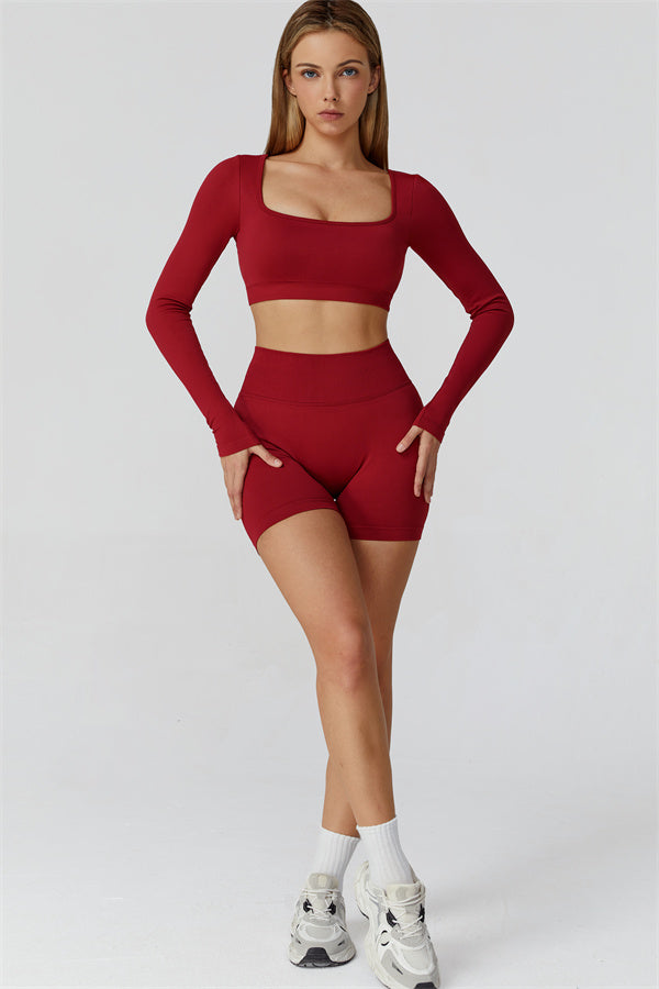 The Reign Long Sleeve Crop Top