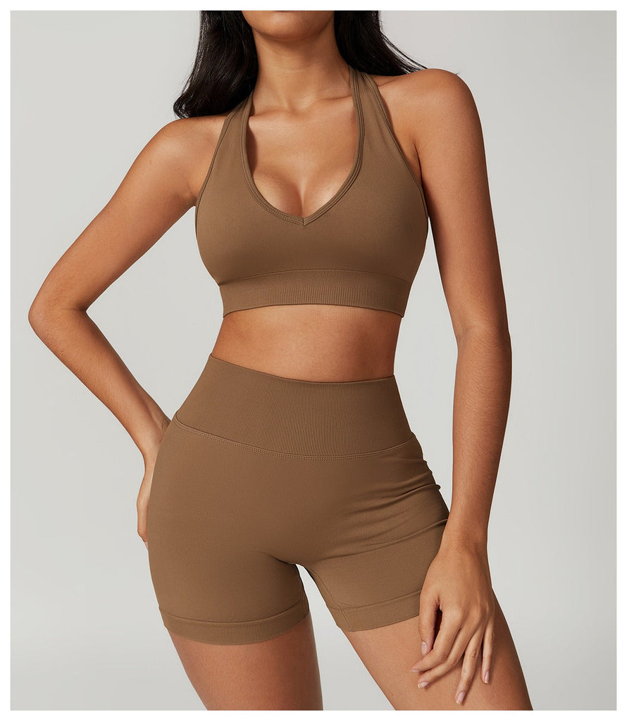 Avery Halter Top & Shorts Set