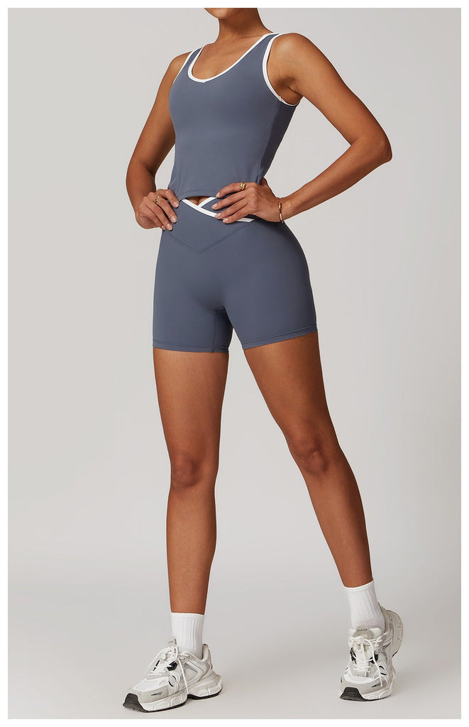 Aiko Crop Top & Shorts Set