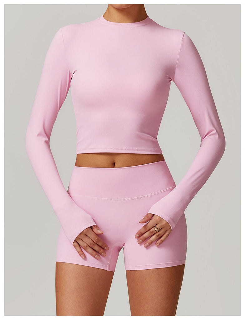 Butter Longsleeve Crop Top