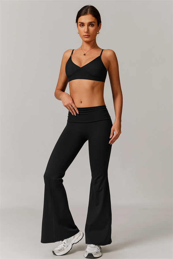 The Vigor Sports Bra Flared Leggings 2-Piece Set