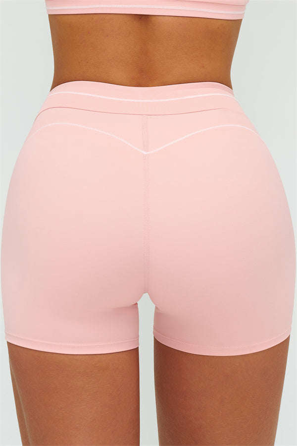 The Amara Long Sleeve T-shirt Shorts 2-Piece Set