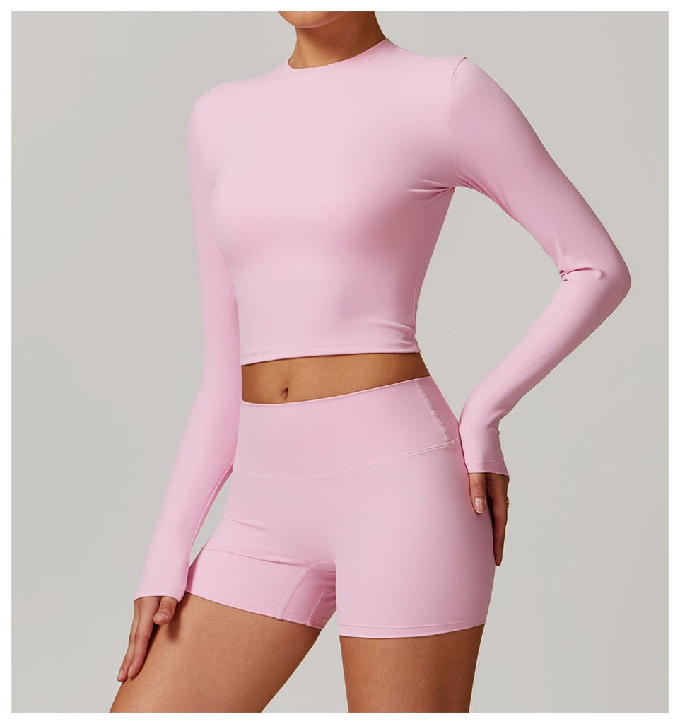 Butter Longsleeve Crop Top