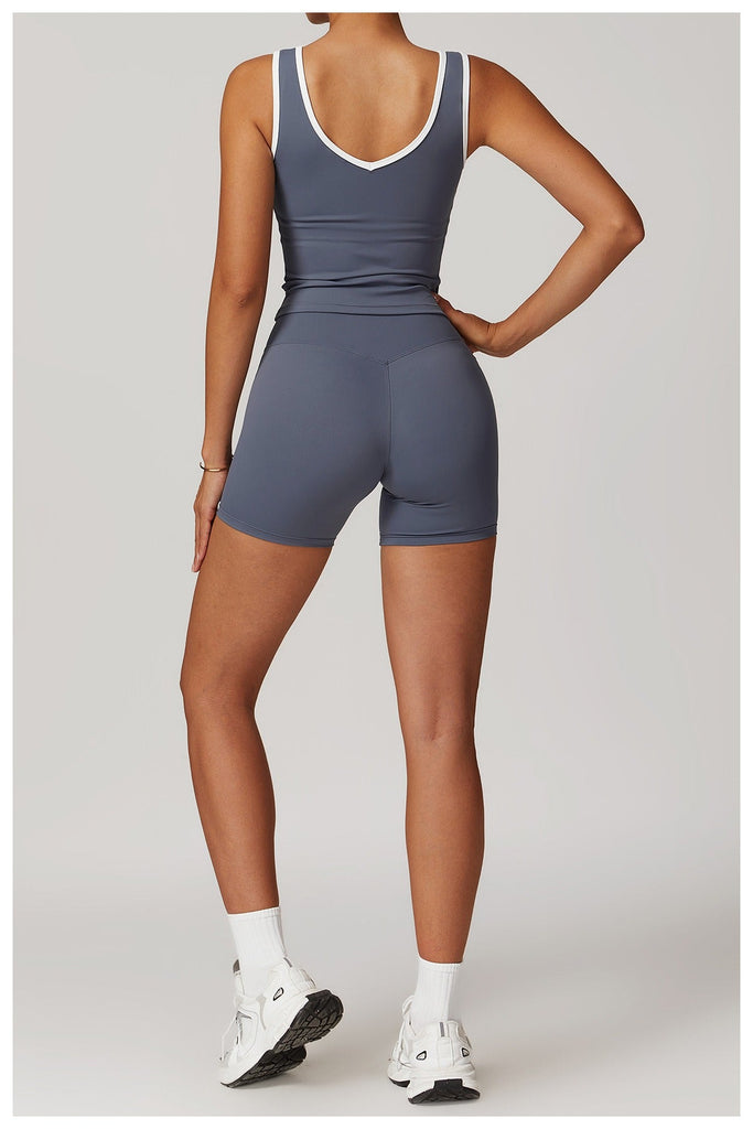 Aiko Crop Top & Shorts Set
