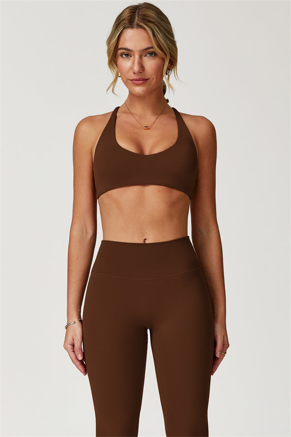 The Boost Crossback Sports Bra Isabella Leggings 2-Piece Set