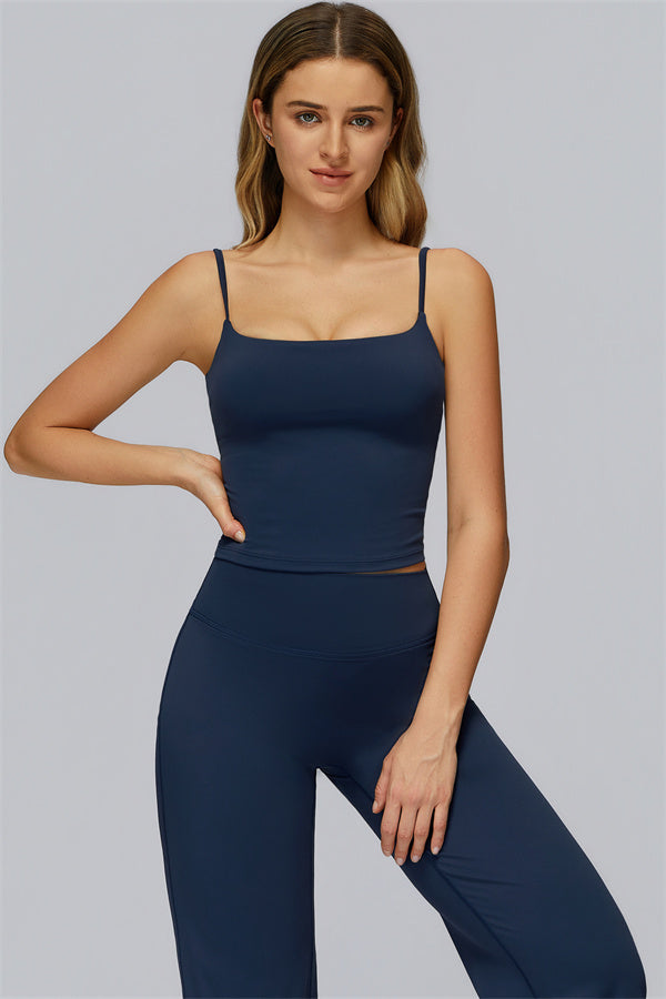 The FlexCore Crop Tank Flared Leggings 2-Piece Set