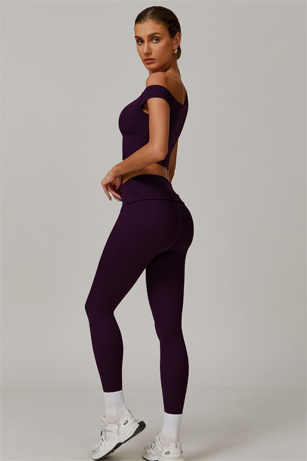 The Pearl Crop Top Leggings 2-Piece Set