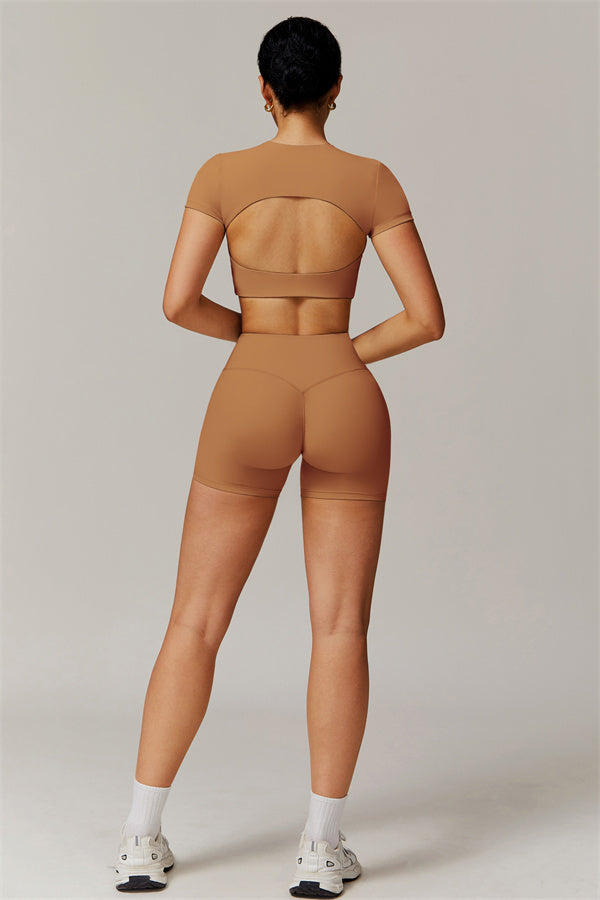 The Delicate Crop Top Shorts 2-Piece Set
