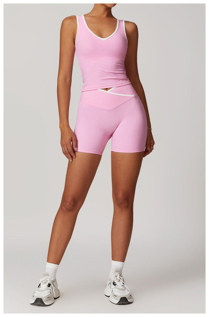 Aiko Crop Top & Shorts Set