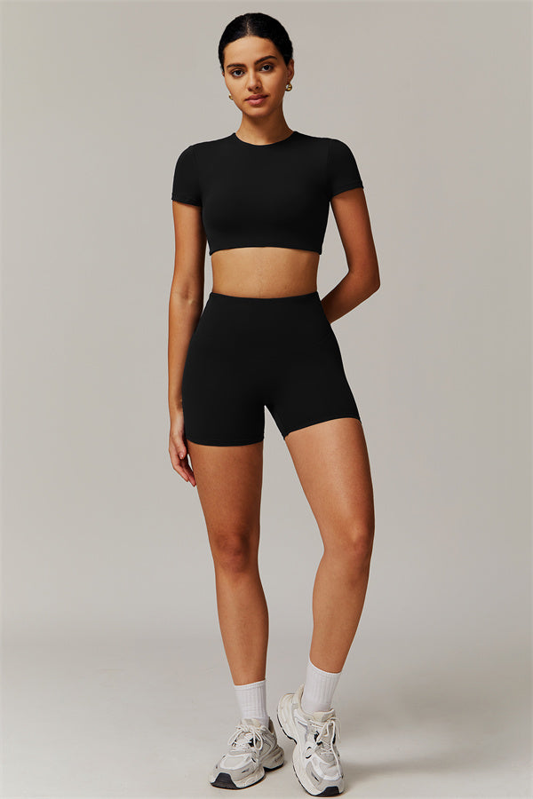 The Delicate Crop Top Shorts 2-Piece Set