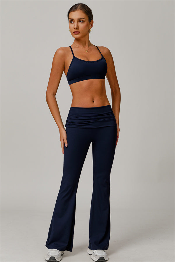 The Juno Star Sports Bra Flared Leggings 2-Piece Set