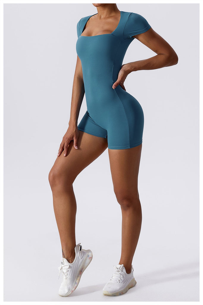 Square Double Lined Romper