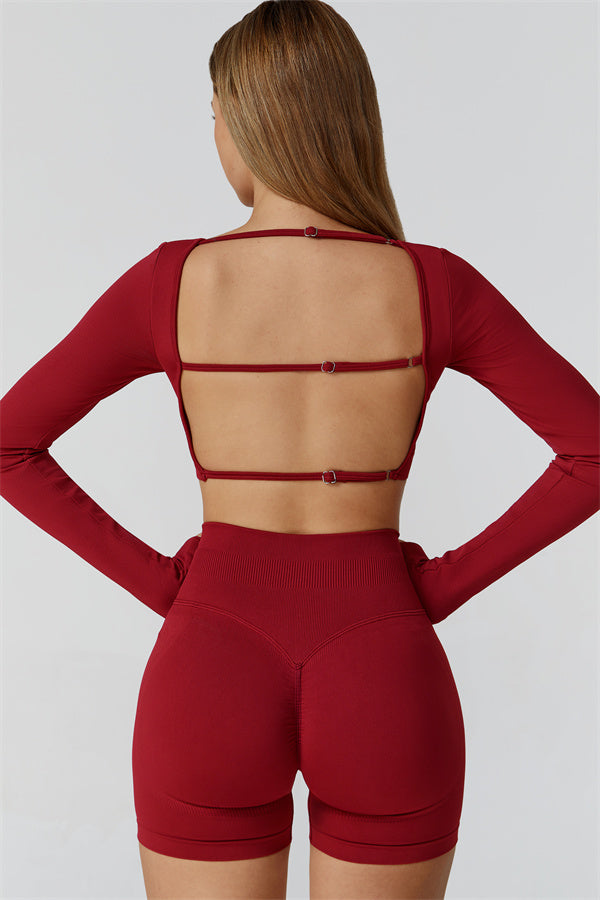The Reign Long Sleeve Crop Top