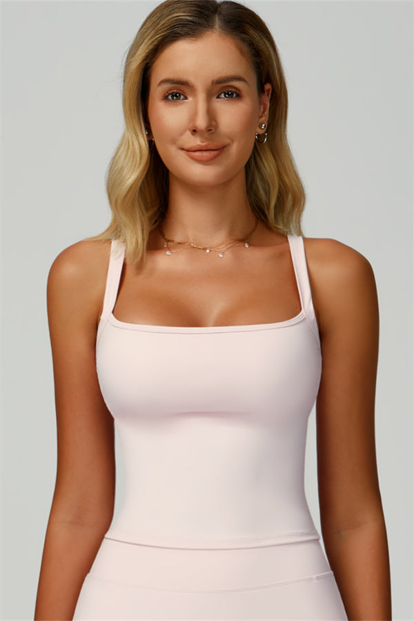 Flourish Tank Top Oyster Pink