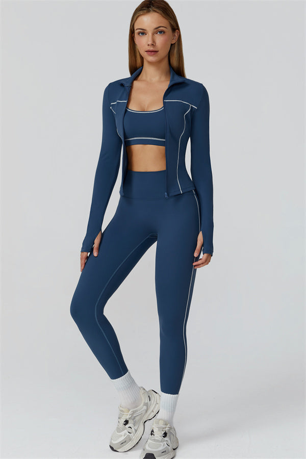 The Venus Zip Longsleeve Top