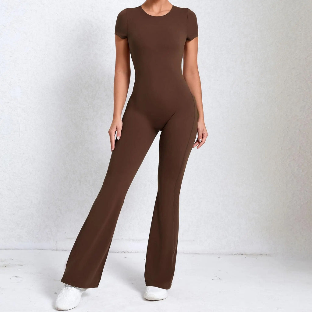 Essential Backless Flared Jumpsuit