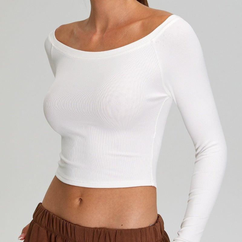 Annora Off Shoulders Top White