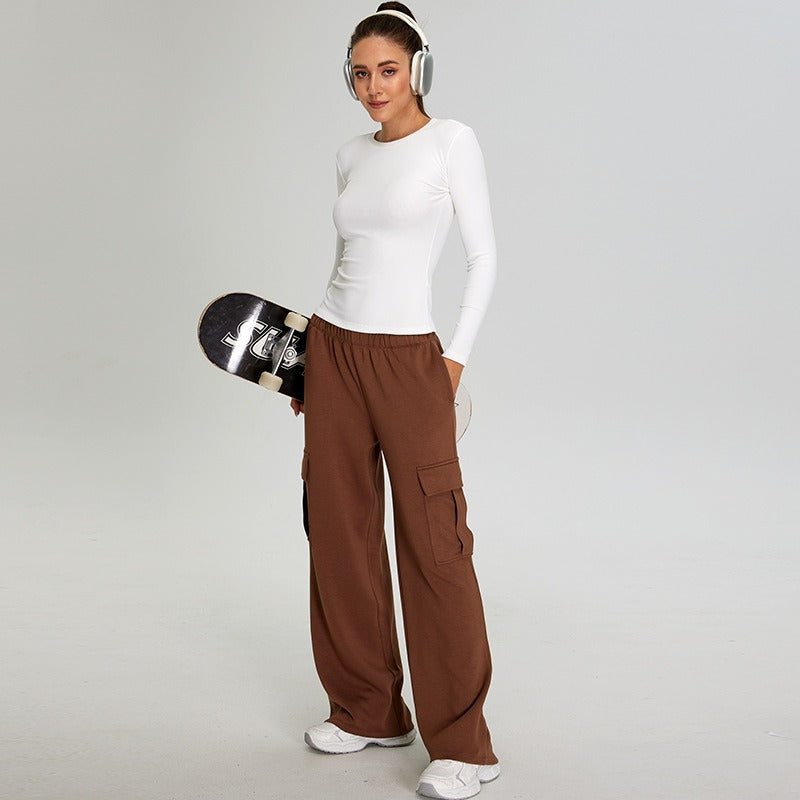 Annora Longsleeve Top & Joggers Set White