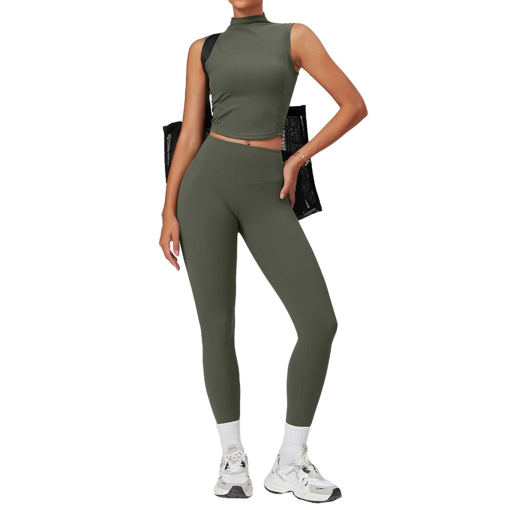 Stephanie Crop Top & Leggings Set
