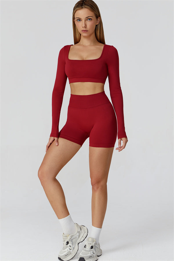 The Reign Long Sleeve Crop Top