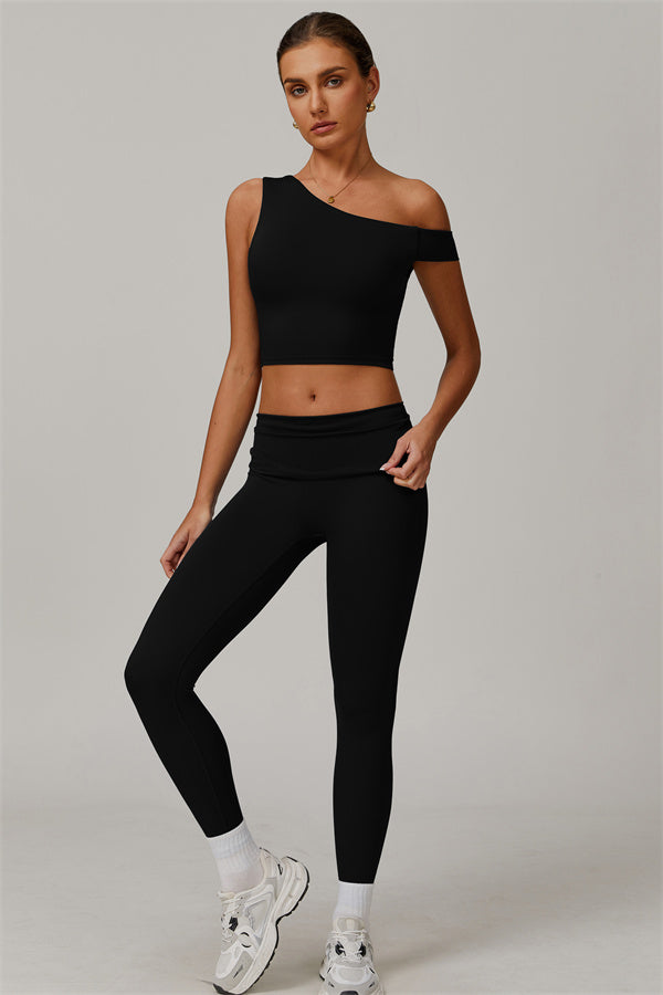 The Pearl Crop Top Leggings 2-Piece Set