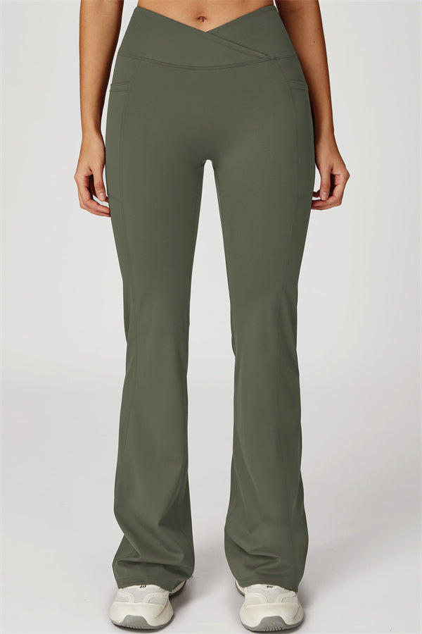 The Propel Crop Top Flared Leggings 2-Piece Set