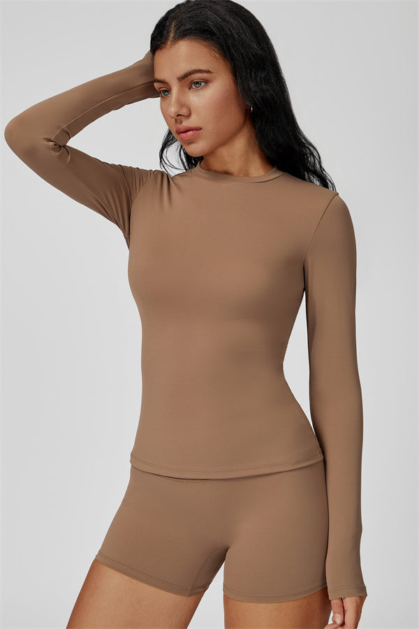 The Oasis Long Sleeve T-shirt Shorts 2-Piece Set