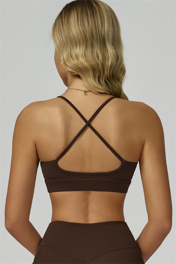 The Flourish Sports Bra Taupe
