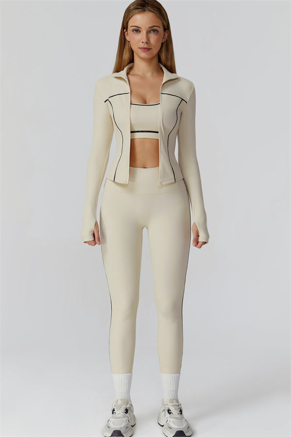 The Venus Zip Longsleeve Top