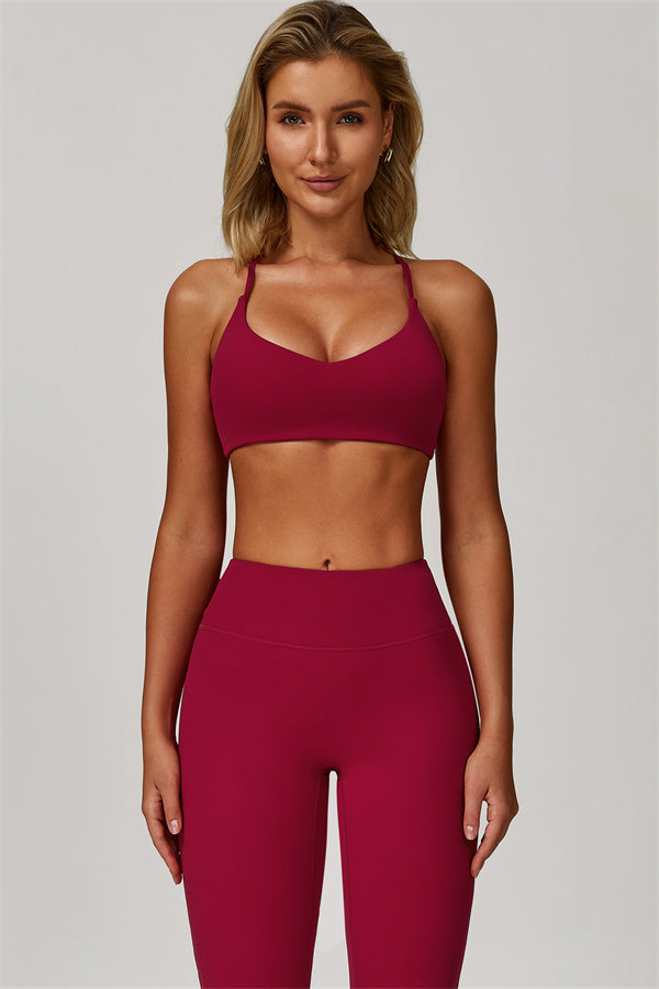 The Refresh Jacket Sports Bra Flared Leggings 3-Piece Set