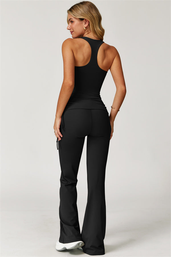 Alani V Top & Flared Folded Set