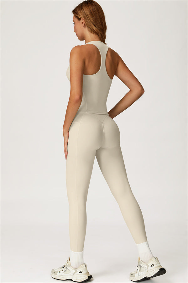 The Glacier Crop Tank Leggings 2-Piece Set