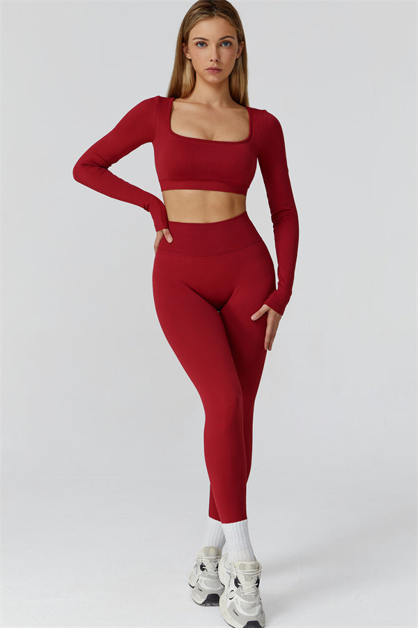 The Reign Long Sleeve Crop Top