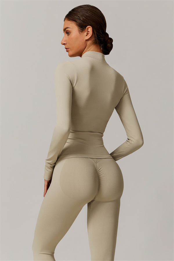 The Nova Luxe Jacket Sports Bra Leggings 3-Piece Set