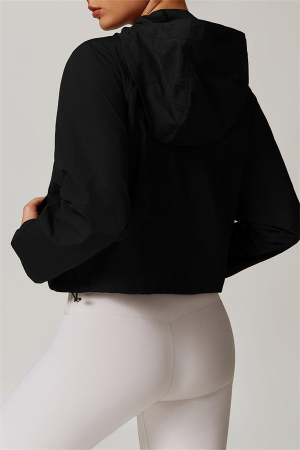 The Twinkle Hooded Coat Black