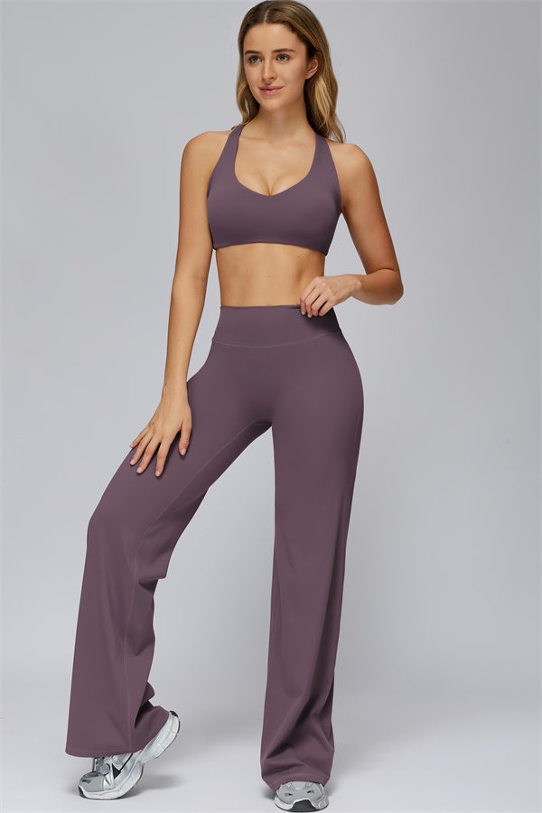 The FlexCore Sports Bra Flared Leggings 2-Piece Set