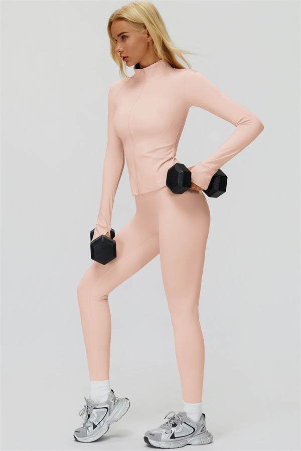 The FemmeFit Zip Jacket Leggings 2-Piece Set