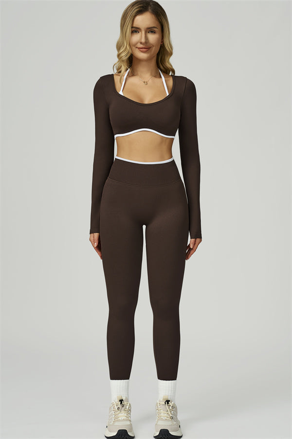 The Prime Line Long Sleeve Crop Top