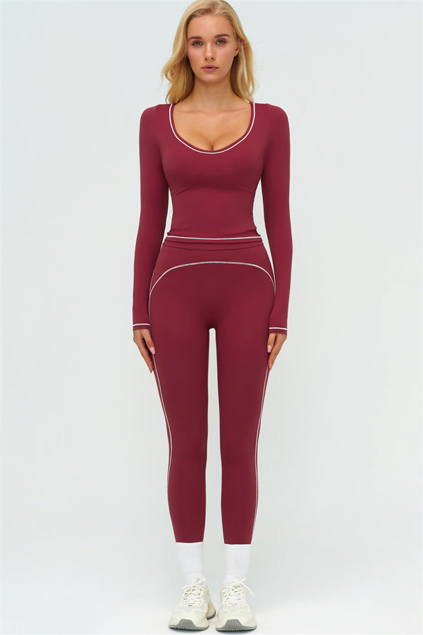 The Amara Long Sleeve T-shirt Leggings 2-Piece Set
