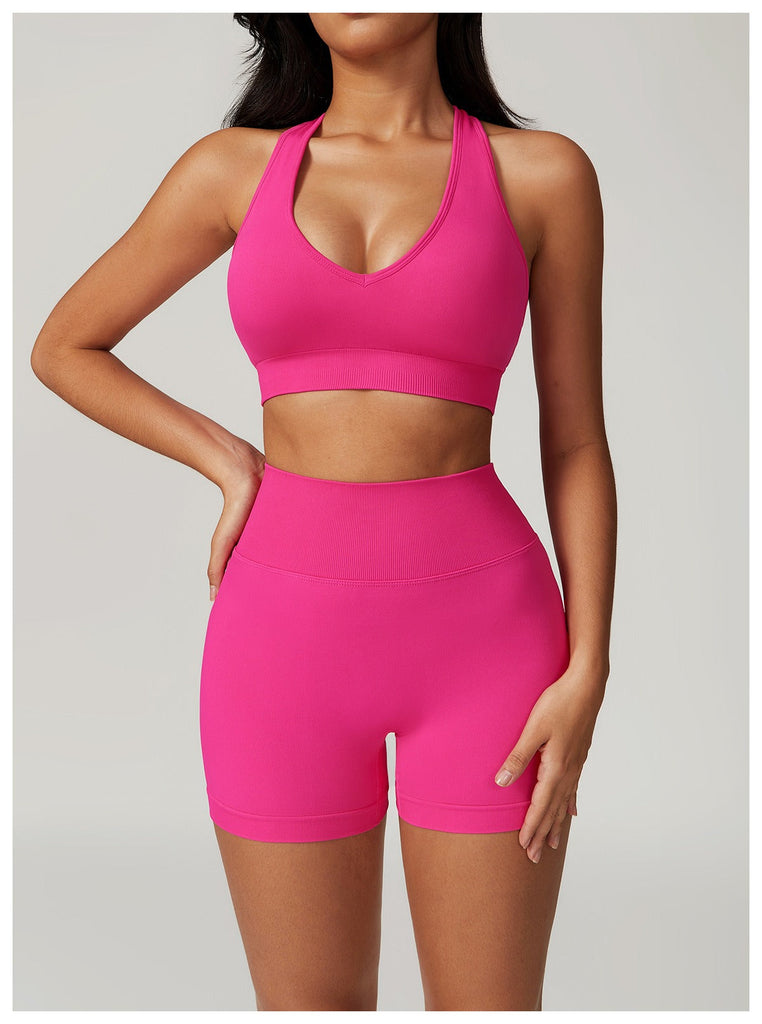 Avery Halter Top & Shorts Set