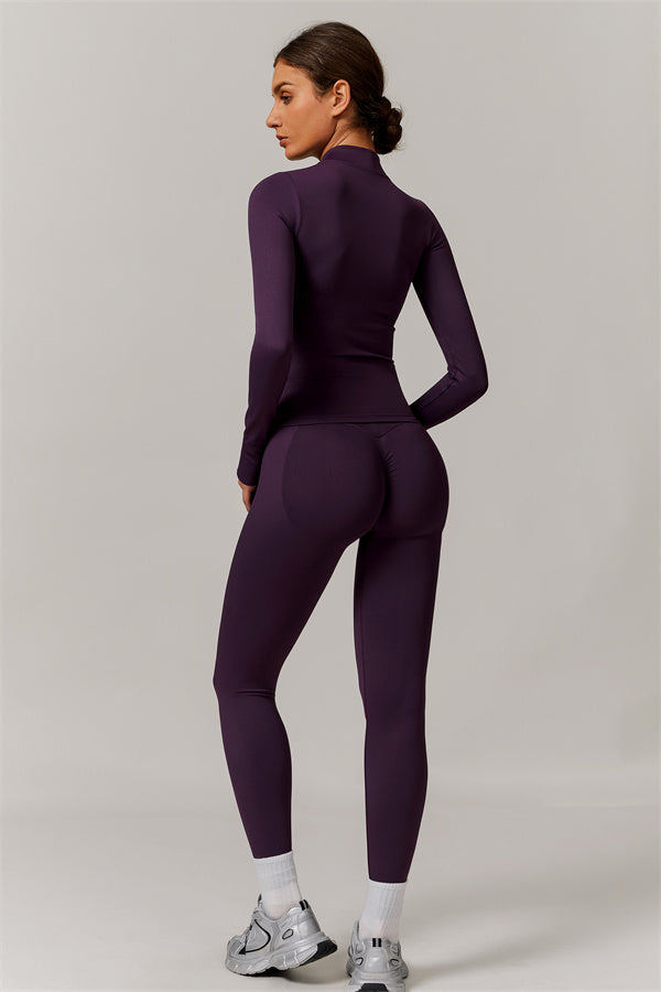 The Nova Luxe Jacket Sports Bra Leggings 3-Piece Set