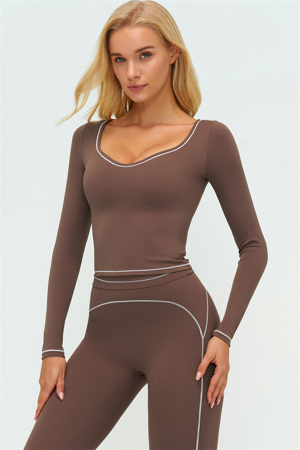 The Amara Long Sleeve T-shirt Leggings 2-Piece Set