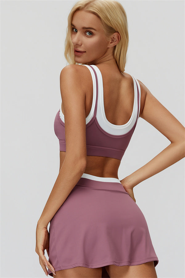 The Canyon Sports Bra Skirt 2-Piece Set
