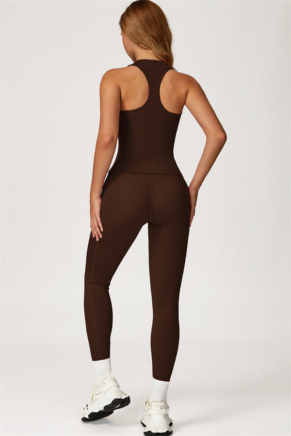 The Glacier Crop Tank Leggings 2-Piece Set