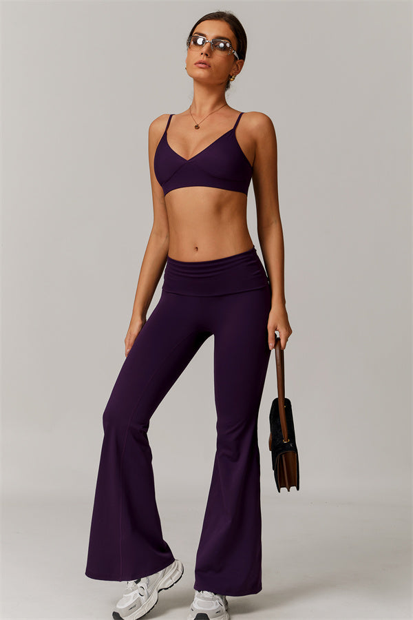 The Vigor Sports Bra Flared Leggings 2-Piece Set