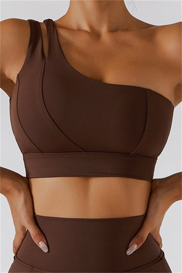 Zara Celeste Sports Bra Taupe