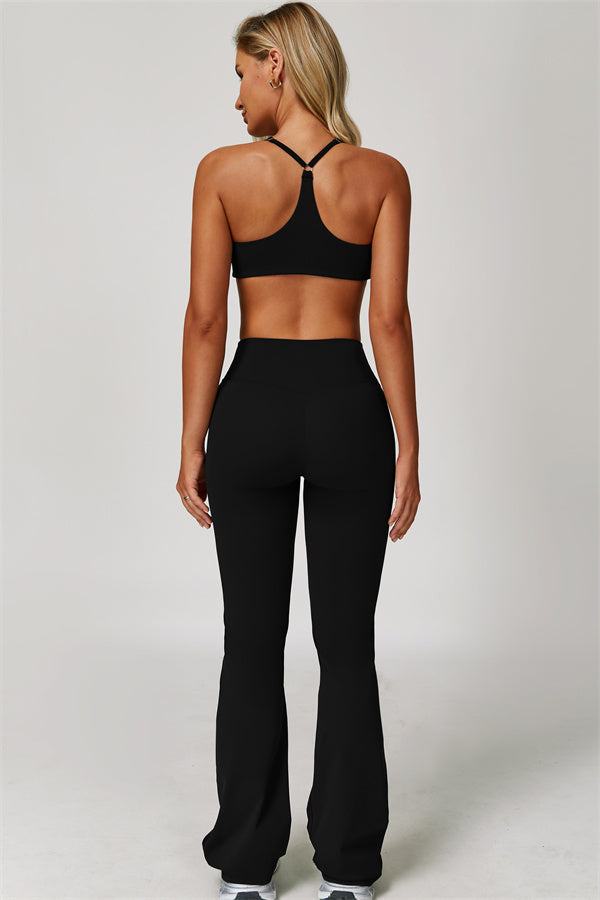 The Refresh Sports Bra Flared Leggings 2-Piece Set